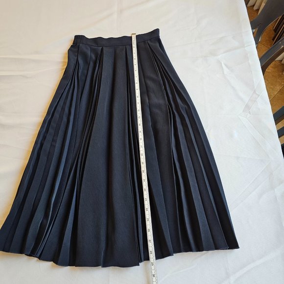 Pleated Midi Circle Skirt - size approx XS - Picture 6 of 6